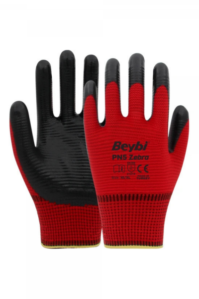 Beybi Pn Zebra Kırmızı 9 Beden 12 Çift