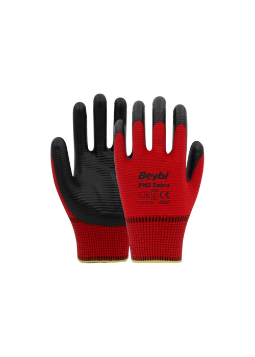 Beybi Pn Zebra Kırmızı 9 Beden 12 Çift